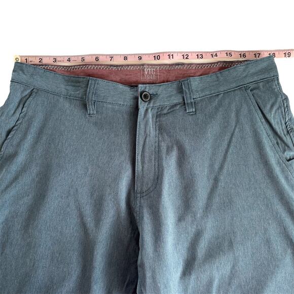 Vintage 1946 Men’s Heather Print Gurkha Flat Front Performance Shorts Size 36 - Picture 2 of 9